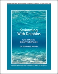 Swimming With Dolphins SSAA choral sheet music cover Thumbnail